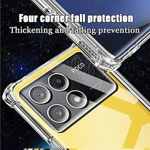 Stoßfeste Handyhülle für Xiaomi 15 Ultra 14 13 12 11 PRO Transparente Klare Weiche TPU Poco X6 Pro C71 X5 X4 X3 M7 F7 Rückseiten-Abdeckung - Product Image 2