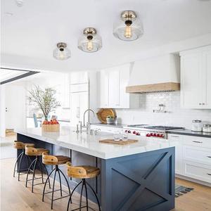 Luz de techo industrial de montaje semiempotrado, Bombilla <span class=keywords><strong>LED</strong></span> incluida, accesorio para pasillo, pasillo, <span class=keywords><strong>cocina</strong></span>, baño, dormitorio, pasarela - Product Image 3