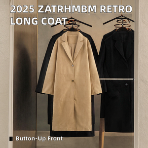 Zatrhmbb เสื้อโค้ทแบบกระดุมแถวเดียวสำหรับผู้หญิง, เสื้อแจ็คเก็ตระบายอากาศแขนยาวสำหรับฤดูใบไม้ร่วงและฤดูหนาว2025 - Product Image 2