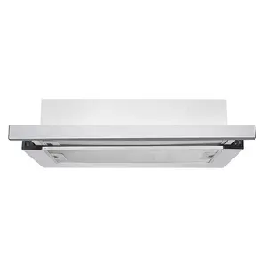 Kitchen 60cm Exhaust Hood Stainless Steel Front Panel Carbon Cyclic Pull-out Slide Wall Mounted Range Hood