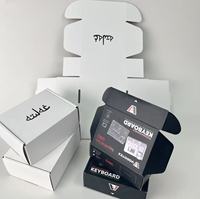 Boîtes d'emballage pour expédition, appareils électroménagers, carton ondulé noir mat, électronique grand public
