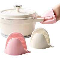 Gants de four en silicone résistants à la chaleur, 500 degrés, étanches et antidérapants, pour la cuisson au barbecue, 2 pièces