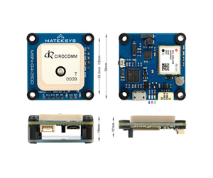 อุปกรณ์เสริมโดรน RC รุ่นใหม่ Mateksys GNSS M9N-G4-3100 AP_Periph G474 CAN Node NEO-M9N และโมดูล GNSS M9N RM3100 สำหรับเครื่องบิน - Product Image 6