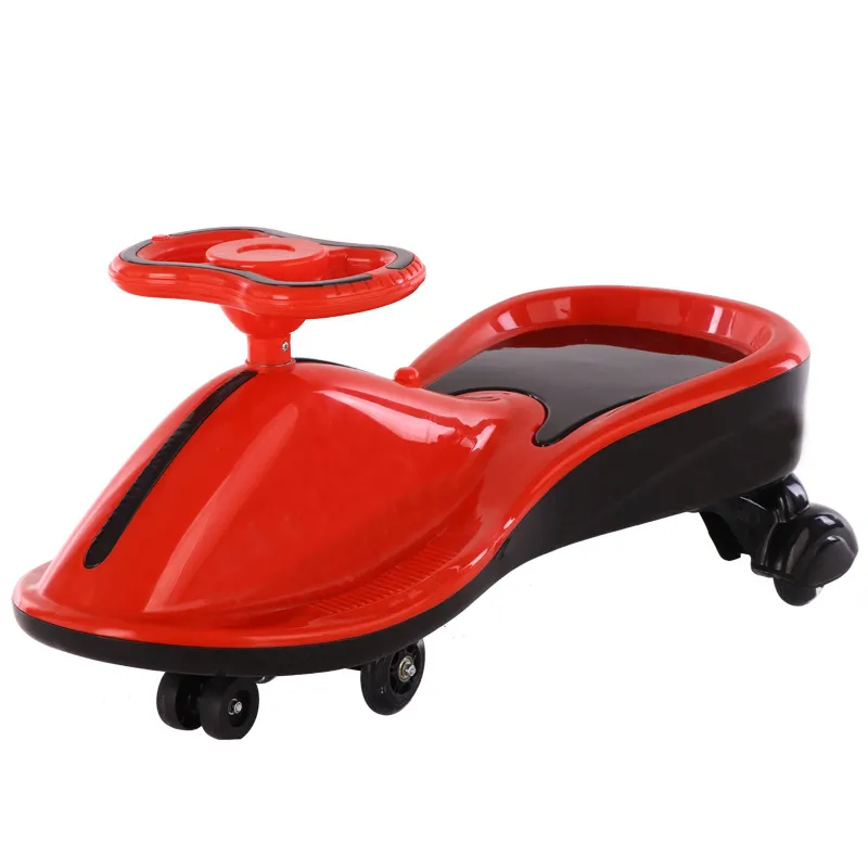 Wholesale Flash Slide Rocking Child's Walker Niuiniu Car 4 Wheel Electric Baby Ride On Toy For Kids Swing Car Seat