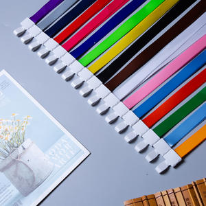 متوفر بالجملة بالجملة بالجملة ألوان سادة سادة بدون شعار أحداث سميكة طويلة بسيطة حبل قصير عريض من البلاستيك مع خطاف أبيض - Product Image 5