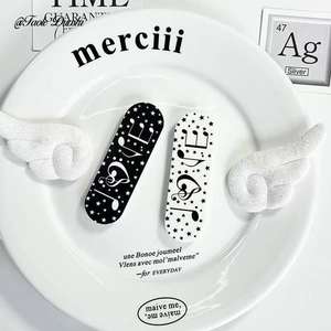 Mode Spots Trèfle À Quatre Feuilles Acrylique Cas De Téléphone Portable Machine D'impression pour iphone 16 Pro Max 15 14 Fantaisie Supports Couverture Arrière - Product Image 5