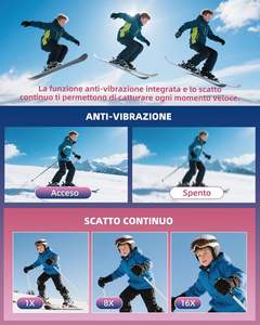 <span class=keywords><strong>Appareil</strong></span> <span class=keywords><strong>photo</strong></span> numérique HD 1080P double écran Autofocus 2.8 "Capteur CMOS 16X Zoom Anti-Shake Cadeau - Product Image 5