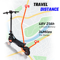 Scooter Eléctrico Todoterreno YUNQI K11, Motor sin Escobillas de 1600W, Diseño Plegable, Batería de Litio Impermeable, Marco de Aleación de Aluminio, Doble