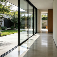 Fenêtres coulissantes en aluminium KOJOON, porte coulissante extérieure en aluminium pour véranda et fenêtres électriques coulissantes pour balcon