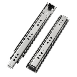 Glissière de tiroir industrielle à résonance 53 mm, robuste, épaissie, zinguée, à trois sections - Product Image 5