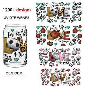 Pegatinas UVDTF personalizadas al por mayor para Halloween y Navidad, transferencias UV DTF para vasos, para vasos de vidrio y latas de cerveza - Product Image 3