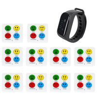 Système d'Appel Serveur Sans Fil Étanche Montre IPX7 Bouton d'Appel IP55 pour Bar Restaurant Magasin Retekess TD032 TD112