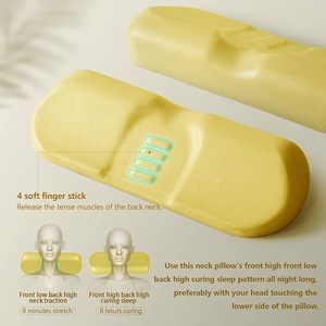 Almohada de apoyo <span class=keywords><strong>Cervical</strong></span> Memory Foam Neck Roll Bolster - Product Image 4
