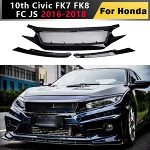 For 10th FK7 FK8 2016 To 2018 Front Bumper Decoration Facelift Grille Modification Refit Grid N1 Style - Product Image 1
