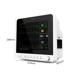 CONTEC CMS8000-1 Multiparameter रोगी की निगरानी अस्पताल एम्बुलेंस साधन पोर्टेबल महत्वपूर्ण साइन इन करें मॉनिटर