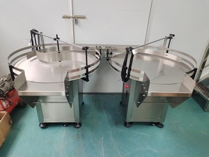 CE Recoger botellas Máquina colectora de botellas redondas Mesa de recolección para máquinas de etiquetado de llenado y tapado automático - Product Image 2