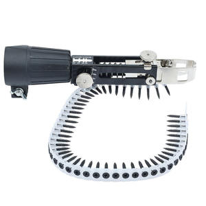 Adaptador industrial automático <span class=keywords><strong>para</strong></span> pistola de clavos en rollo <span class=keywords><strong>para</strong></span> taladro eléctrico, herramienta de instalación de paneles de yeso <span class=keywords><strong>para</strong></span> carpintería, 3 años de garantía, 1 clavo - Product Image 1