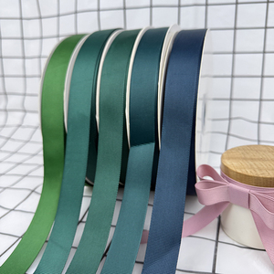 Ruban Gros-Grain de Luxe 2,5 CM Écologique et Durable pour Mariages, Noël, Anniversaires, Pâques, Fêtes, Emballage Floral 100 - Product Image 2