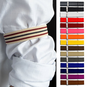 สายรัดแขนแบบยืดหยุ่นได้สำหรับทุกเพศ ออกแบบมาเพื่อป้องกันการลื่นหลุด ที่รัดแขนเสื้อเพื่อช่วยให้แขนเสื้อยึดติดกับตัวเสื้อ - Product Image 1