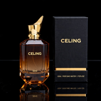 Flacon de parfum en verre personnalisé de 30 ml, 50 ml, 100 ml avec bouchon en acrylique, emballage de parfum de luxe