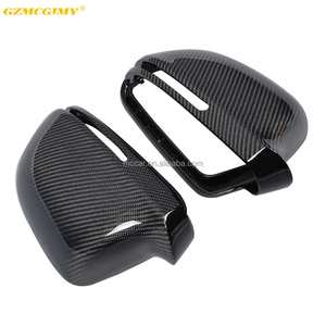 Capuchons de rétroviseurs en fibre de carbone de remplacement complet <span class=keywords><strong>CF</strong></span> + <span class=keywords><strong>ABS</strong></span> pour Audi A4 B8 A5 8T (convient à: A4 A5) housses de rétroviseurs de voiture - Product Image 5