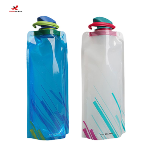 Botella de Agua Portátil para Ciclismo y Montañismo, Bolsa de Agua Plegable de PE para Supervivencia al Aire Libre, GZ RTS, Pedidos Mixtos al por Mayor - Product Image 1