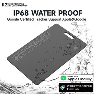 Buscador antipérdida MFi duradero, IP68 a prueba de agua, carga inalámbrica, rastreador de tarjetas inteligentes delgado de 1,7mm, sistema dual de posicionamiento global - Product Image 4
