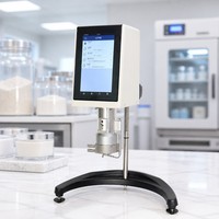 Viscosímetro de Cono y Plato con Pantalla Táctil Premium, Probador de Viscosidad Media DV IICPRV con Kernel de Sistema Operativo Linux Cortex A7