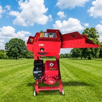 Machine à couper la paille de type économique pour le marché rural, performance durable, faible coût des pièces détachées, moteur 3 kW