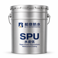 Revêtement imperméable en polyuréthane monocomposant à haute élasticité, membrane liquide SPU pour toiture et sous-sol