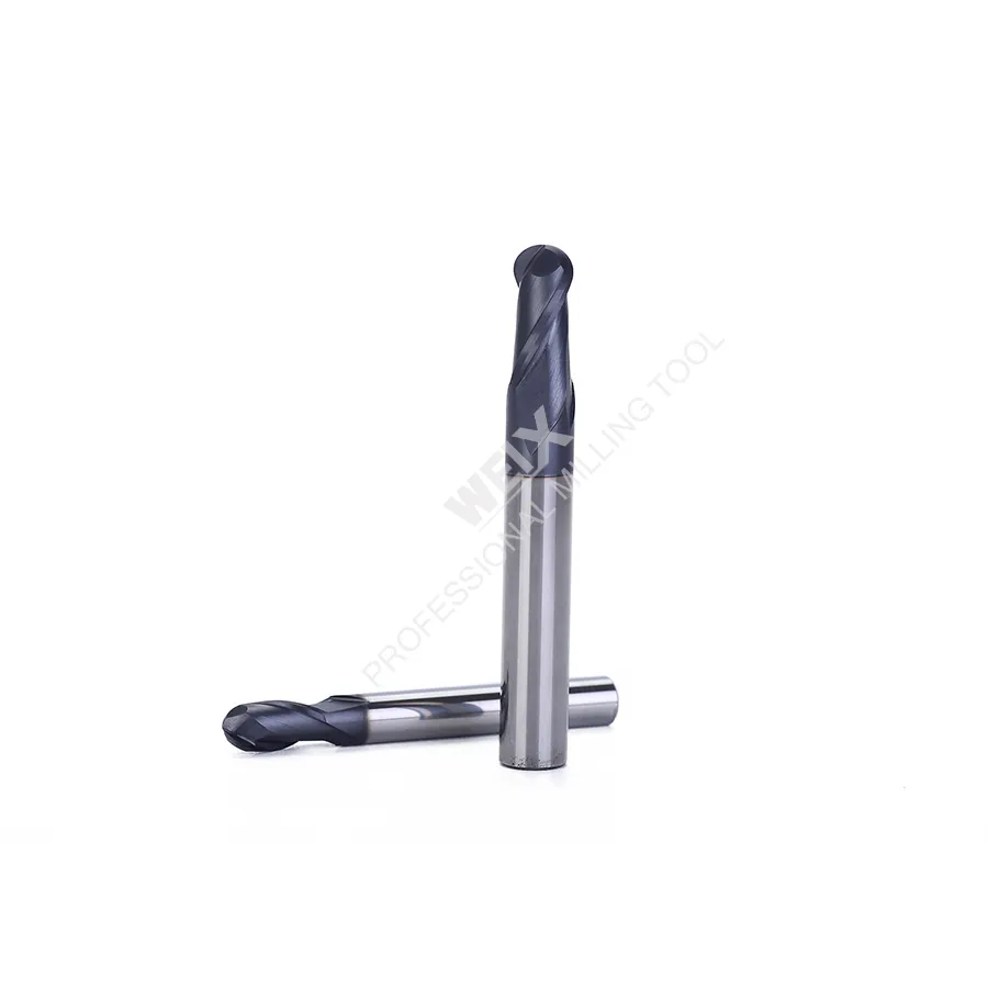 Weix dirc65 2 Flutes Ball Nose End Mill untuk penggilingan baja kekerasan super