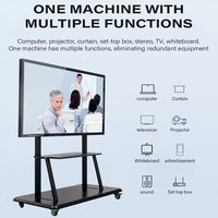Écran tactile interactif infrarouge de 75 pouces, 20/40 points multi-touch, système d'exploitation Android, affichage pour salles de classe intelligentes, éducation en salle, utilisation en intérieur
