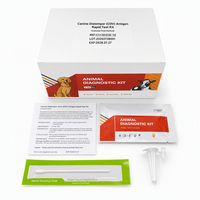 Kit de test rapide vétérinaire CE ISO, précision de 99 % pour la détection de FPV chez le cheval, le chien, le chat, le mouton, le lapin, le bétail - Classe I, garantie 1 an