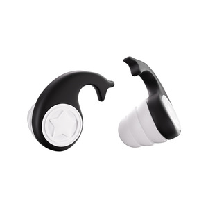 Bouchons d'oreilles en silicone pour le sommeil, réduction du bruit, prévention du ronflement, type mousse, noir, rose, vert, cyan, blanc, SNR standard - Product Image 2