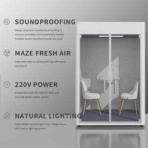 Sang trọng xách tay đúc sẵn KTV Pod thiết kế hiện đại cách âm âm nhạc <span class=keywords><strong>karaoke</strong></span> gian hàng nhà Studio khách sạn kho tầng hầm nhôm - Product Image 5