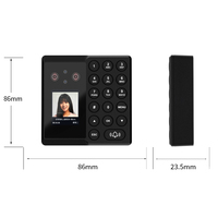 Biyometrik erişim kontrol ürünleri M25 yüz Palm tanıma erişim kontrolü zaman katılım kayıt cihazı QR kod ziyaretçi