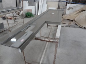 Mặt Bàn Bếp Màu Xám Thạch Anh Vanity - Product Image 5