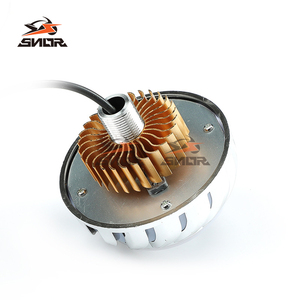 SNOR Moto Lumières <span class=keywords><strong>Diable</strong></span> Ange Oeil Ouverture LED Phare Oeil Multicolore Laser Phare Phare - Product Image 5