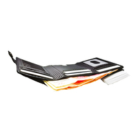 Dompet Anti-RFID Serat Karbon, Tempat Kartu Kredit Aluminium Tipis dengan Mekanisme Pop-Up, Pelindung Kartu Anti-Pemindaian Anti-Pencurian untuk Pria