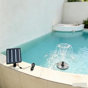 <span class=keywords><strong>Fontaine</strong></span> <span class=keywords><strong>solaire</strong></span> de jardin, pompe à eau <span class=keywords><strong>solaire</strong></span> avec LED, décoration extérieure <span class=keywords><strong>solaire</strong></span> pour bain d'oiseaux - Product Image 2