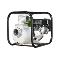 Pompe centrifuge portable auto-amorçante à essence 80KB-3G de 3 pouces à haut débit pour l'irrigation agricole et l'évacuation des eaux sur chantier