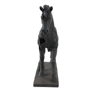 Scultura di Cavallo con Effetto Craquelé, Pezzo d'Arte Moderno per Arredamento Casa, Soggiorno, Ingresso, Bagno - Product Image 6