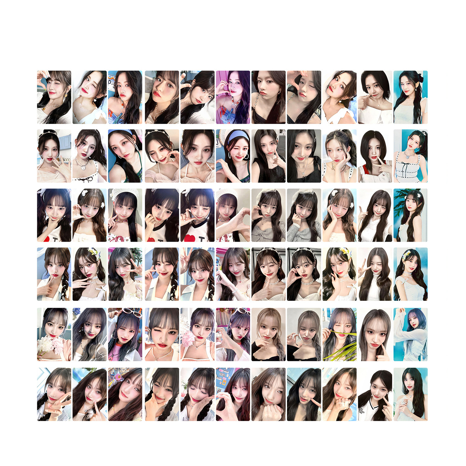 6Pcs/Set KPOP IVE Alive Album New Photocards Leeseo Wonyoung Rei