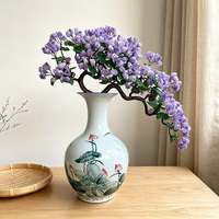 Arbre de la Fortune en Cristal Naturel en Gros, Ornement Arbre en Cristal avec Vase Rempli de Copeaux de Cristal pour la Décoration de Bureau et la Maison Feng Shui