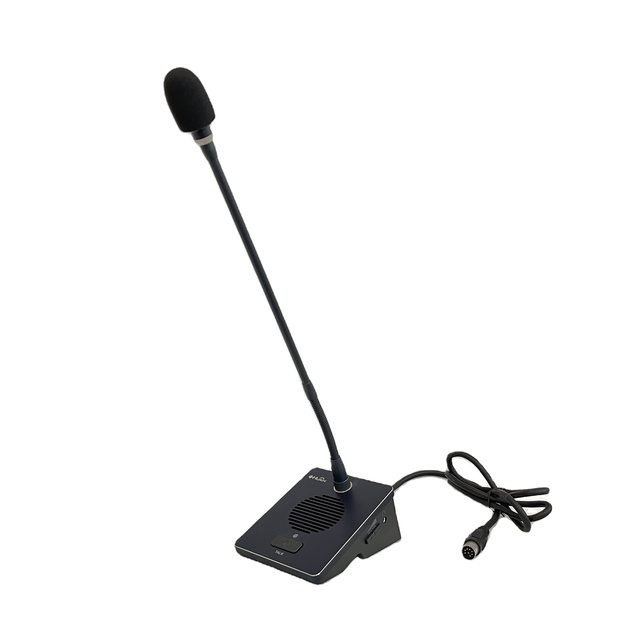 Huain Wired Desktop Condenser Conference Microphone Control Unit RGB Lighting Noise Cancelling 3.5mm Stereo Jack Plug Play