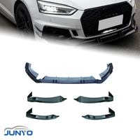 Kit carrosserie modifié Junyo Automotive : Pare-chocs avant, lame avant et aileron pour Audi A5 2017-2019, amélioration RS5