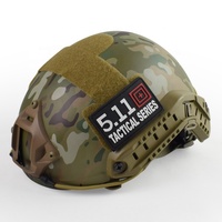 Casque de camouflage MH US en gros avec système d'ajustement Ops et rails latéraux ARC, cache NVG, casque de protection