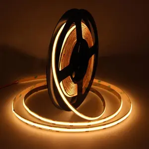 flexible white cob led strip 3 Years Warrant 320led 480led ce rohs 12v 100ft warm white 6000k light 24v cob led strip