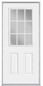 Porte de séparation de bureau élégante PHIPULO avec panneau en verre orné, porte personnalisée, porte <span class=keywords><strong>rétro</strong></span> coloniale - Product Image 4