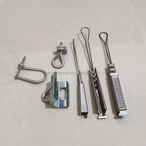 FTTH配線アクセサリー 光ファイバフラットステンレス鋼ドロップケーブルテンションクランプ 光ファイバドロップワイヤクランプ - Product Image 6